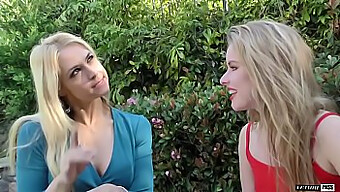 Lilly Lit และ Sarah Vandella แบ่งปันควยในการเล่นเป็นสามคน