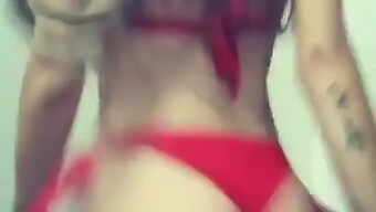 Daddy King'S Seductive Dance In Red Thong